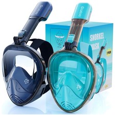 Full Face Snorkel Mask with Detachable Camera Mount