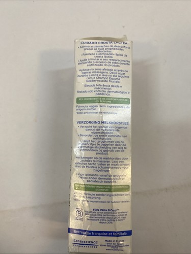 Mustela Baby Cradle Cap Cream Newborn Safe, Natural Avocado, 1.35 oz, EXP 2026 - Picture 3 of 5