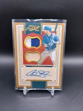 2016 Panini Prime Cuts Alex Gordon Dual Relic Autograph Auto Gold #5/5 Royals A4