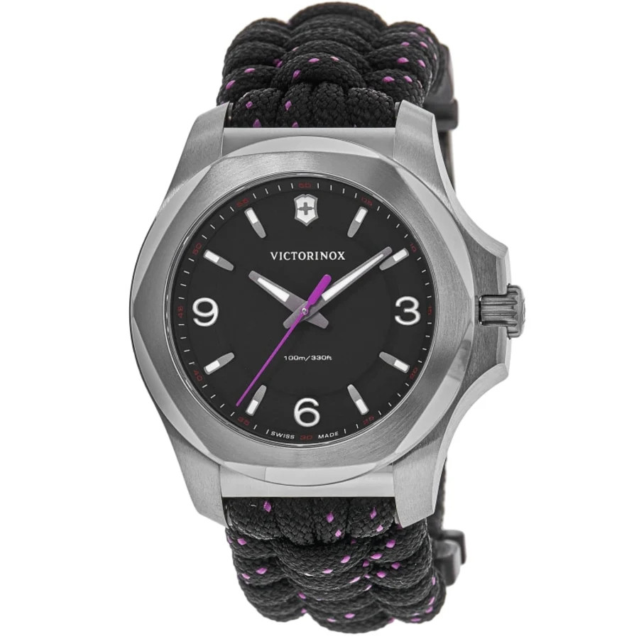New Victorinox Swiss Army V Quartz Black Dial Women's
