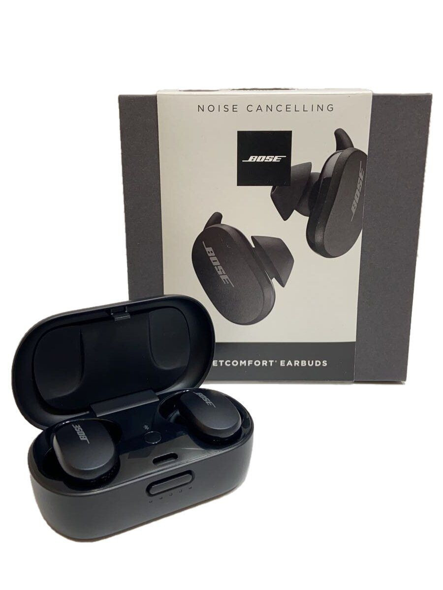 BOSE QuietComfort Earbuds Triple Black 831262-0010 Noise-Canceling Wireless Earphones, Pre-Owned-image