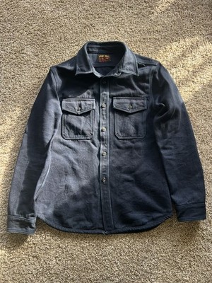 UES Indigo Tricotine Shirt - 15.15oz Size 3