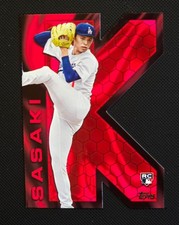 2025 Topps Series 2 ▪︎ ROKI SASAKI (RC) 》》*K-ZONE*《《 #KZ-24 SUPER RARE CASE HIT!