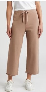 Frank & Eileen CATHERINE 24" Favorite Beige Brown Drawstring Sweatpants Large