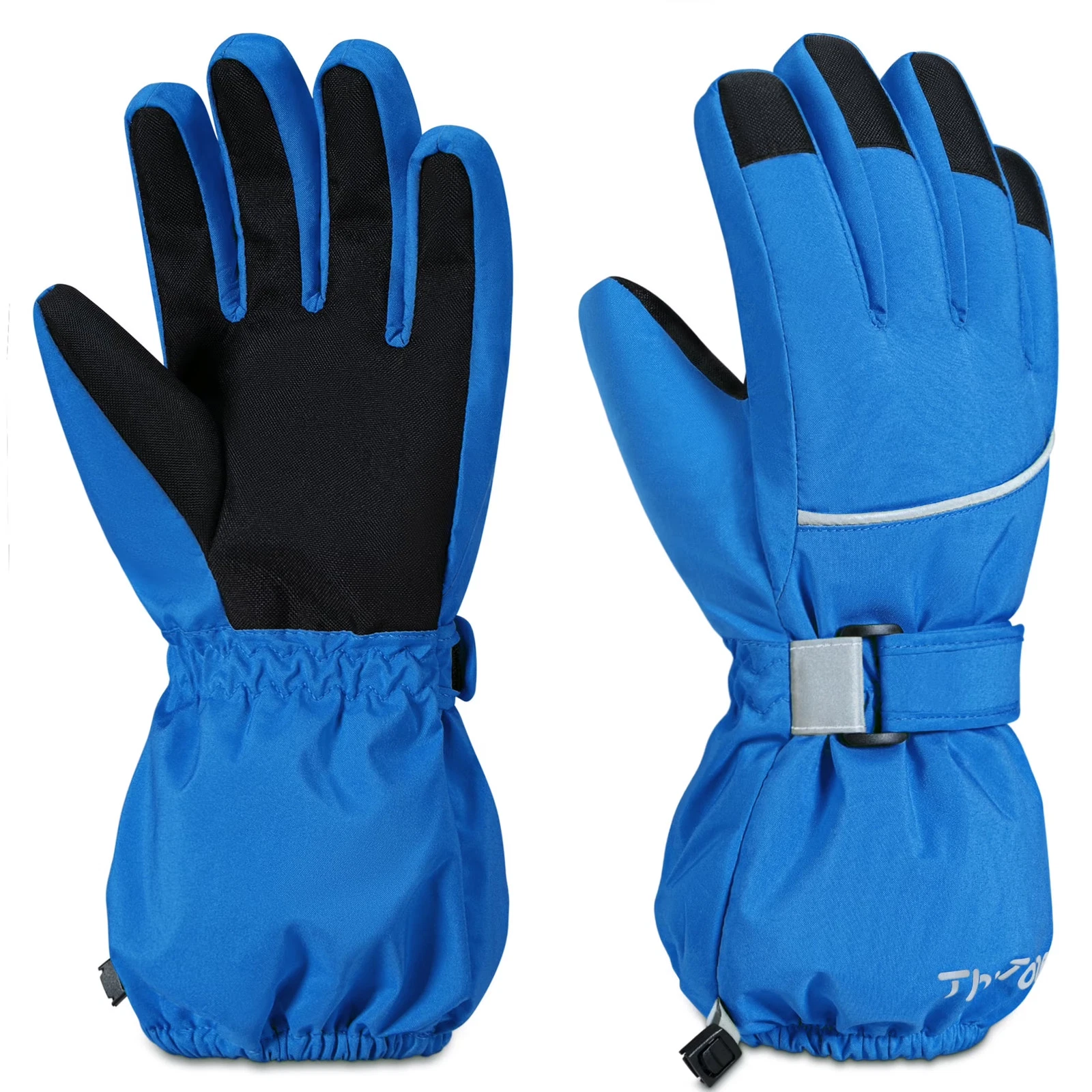 ThxToms Kids Warm Gloves Winter Waterproof Snow Gloves for Outdoor Sports, Toddl