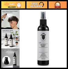 Sea Salt Hair Spray for Men - Beach Wave Texture, Natural Matte Finish, Volume 