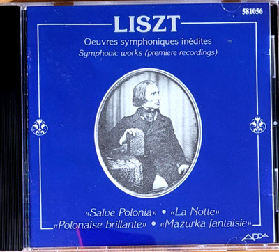Liszt: Oeuvres symphoniques inedites CD (Rare)