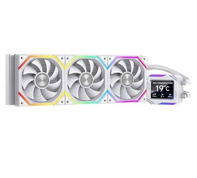 Astroshel V2G 360 WH ARGB CPU Liquid Cooling Cooler. A12