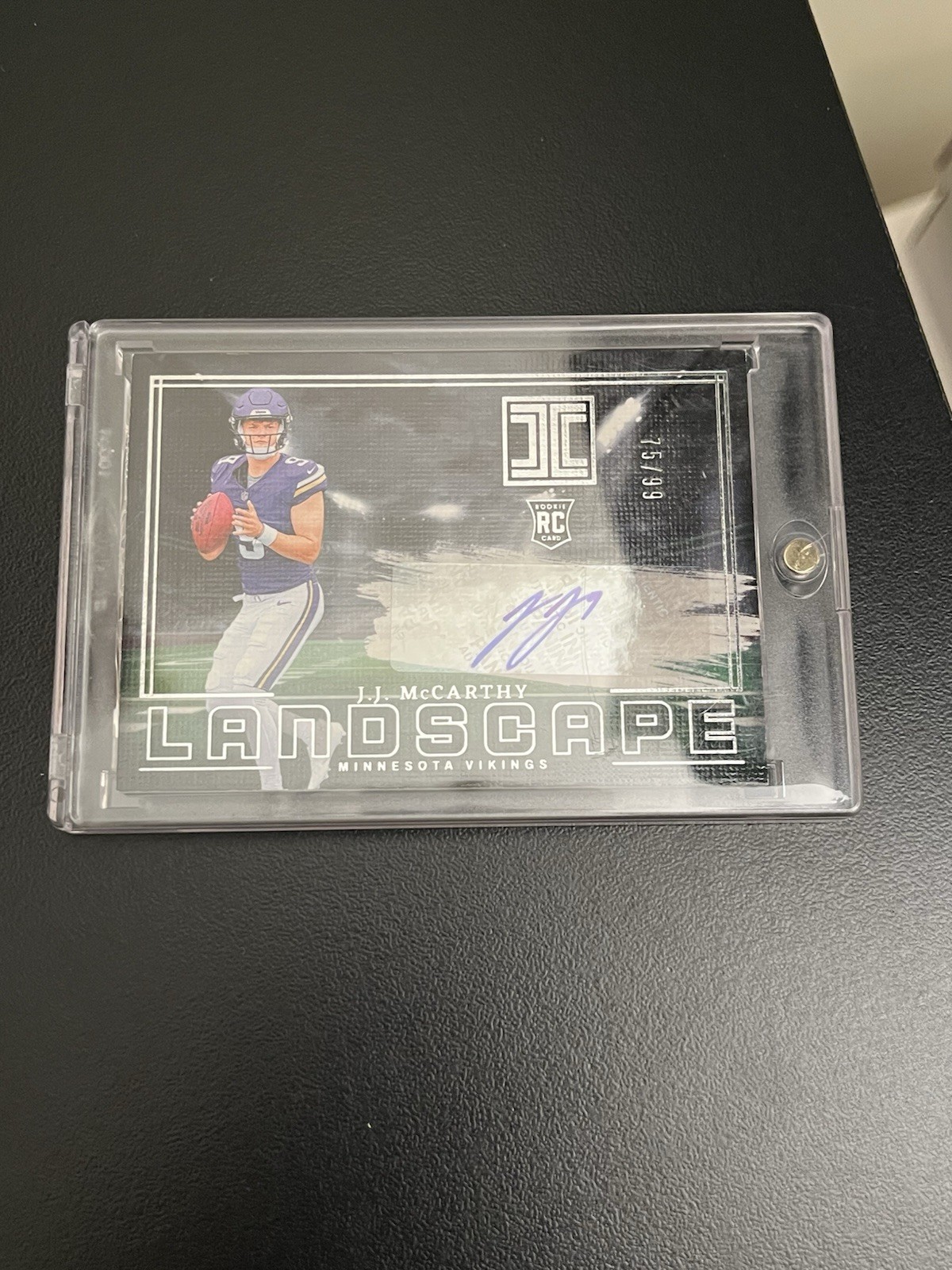 2024 Panini Impeccable - Rookie Landscape JJ McCarthy #RLA-JJM /99 Vikings