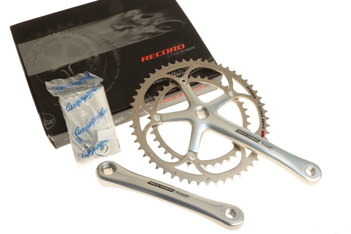 Campagnolo レコード 10速　53-39 クランク Campagnolo Record Crankset 10 Speed 53/39T 177.5mm 2004 FC4-RE793X