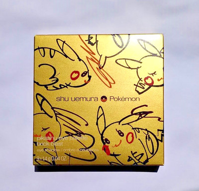 Shu Uemura Pikashu Eye Palette in Brick Blast 9 Color EyeShadow Pokémon Pikachu