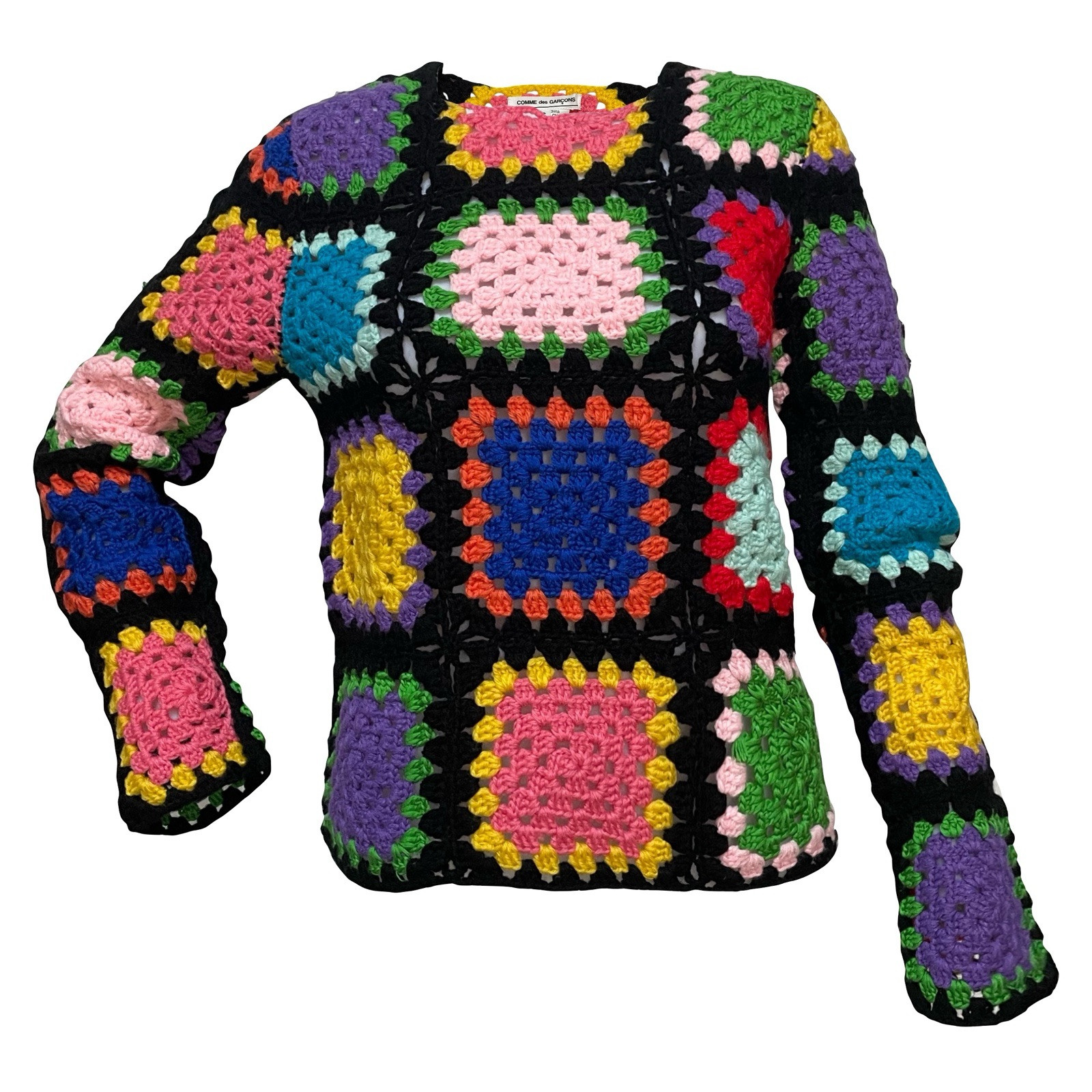 COMME DES GARCONS Patchwork Knit Sweater - image 1