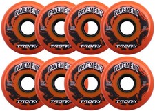 Outdoor Pavement Asphalt Hilo Inline Roller Hockey Wheels 76MM 80MM 8 Pack TronX