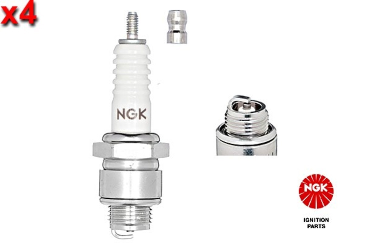 NGK 4x Spark Plug For Toyota Lexus Suzuki Kubota 90098-22276