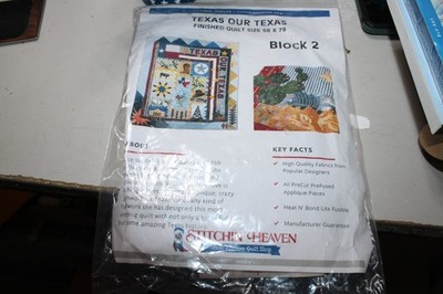Texas Our Texas Block of the Month Quilt Pattern  Block #2