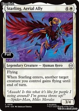 MTG Starling, Aerial Ally [SPM - 18] LP Foil