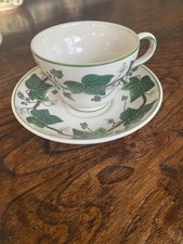 Wedgwood Napoleon ivy teacups and saucers