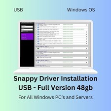 Snappy Driver Installer Full Collection USB Drive   Ready to Use