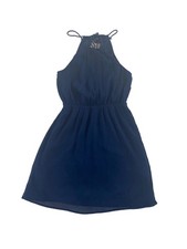 Zara Trafuluc Women's Blue Braided Neck Dress - Small