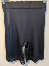 Rago New York High Waist Leg Shaper Light Shaping Black Lace Style 518 4X 38 USA