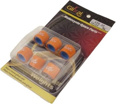 High Performance 8g Roller Weights Set 16x13mm for 139QMB GY6 50cc-10 Size: 8g