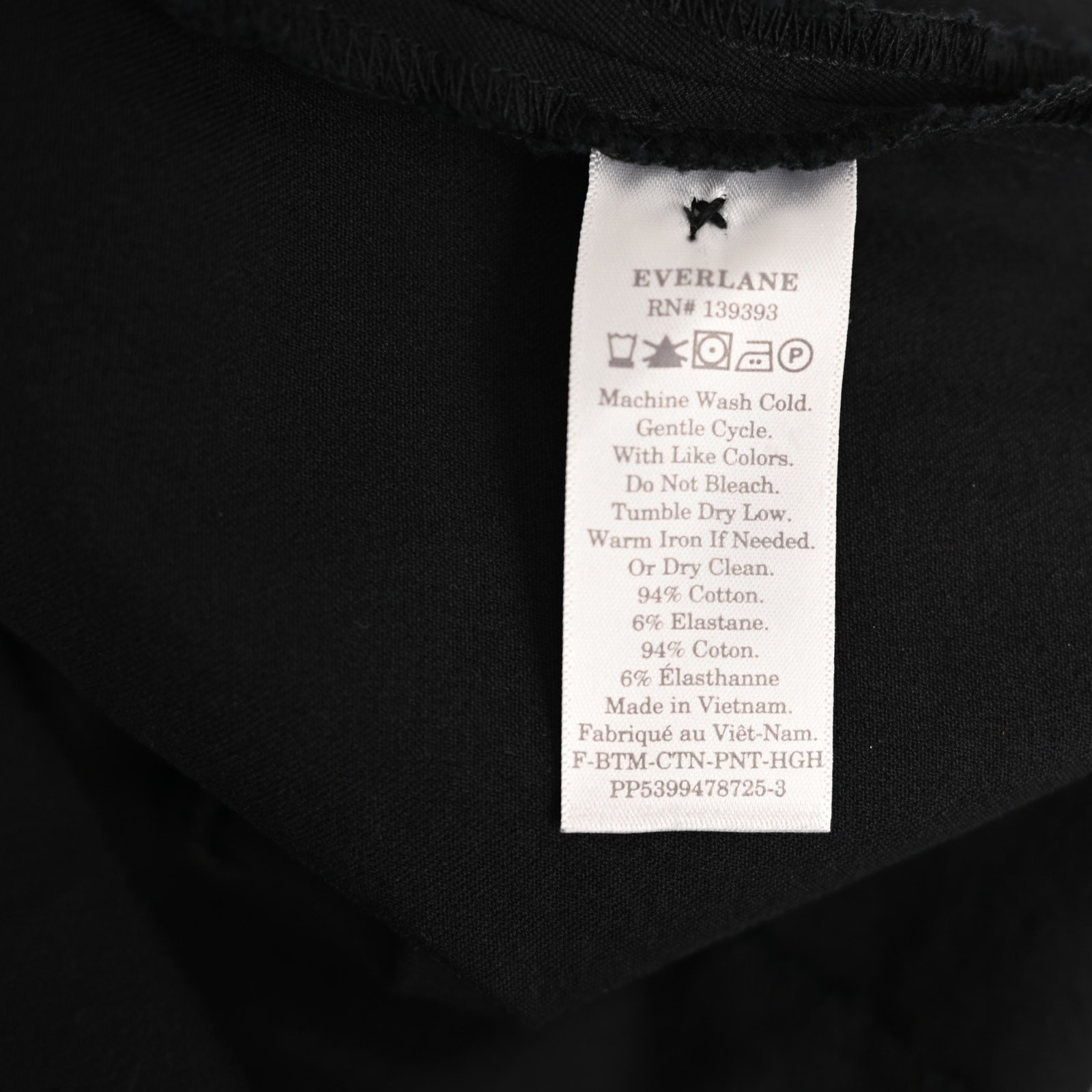 Everlane The Side-Zip Stretch Cotton Pant, size 6 - image 10