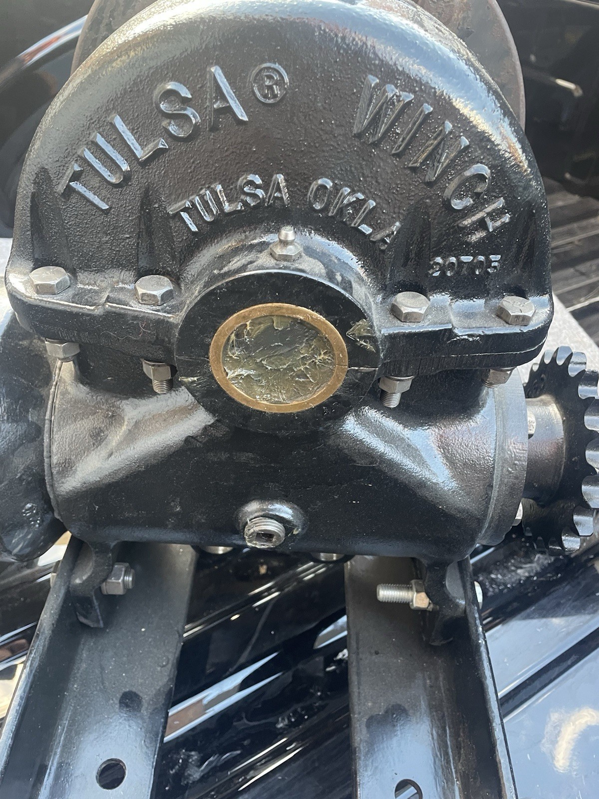 Refurbished Tulsa 20705 Rear Mounted Tractor Winch A Very Nice Unit