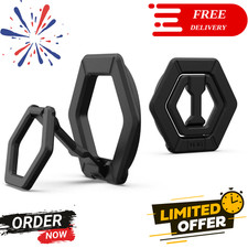 Magnetic Phone Grip Stand Compatible with 360 Rotation MagSafe Devices