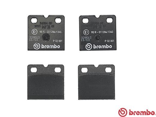Brake Pads Set fits MASERATI QUATTROPORTE Mk5 4.7 Rear 2008 on Brembo Quality - Image 45