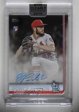 2019 Topps Clearly Authentic Auto Daniel Ponce de Leon #CAA-DP Auto v1x