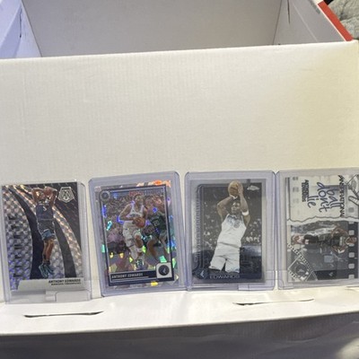 Panini Anthony Edwards Timberwolves 4-Card Lot 2020-21 NBA Hoops Arriving Now