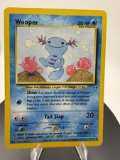Pokémon TCG WOOPER 71/75 Neo Discovery -  Regular Unlimited English 2001  - MP on eBay