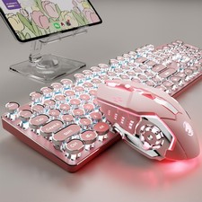 TK950 Wireless Typewriter Keyboard and Combo, 104 Keys Typewriter Mechanical ...