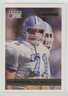 1992 Courtside Draft Pix Sample Gold Brian Bollinger #36 Rookie RC 0q3