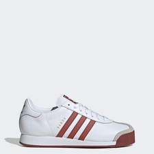 New Adidas Samoa Shoes 10.5M Men White Ruby Red 80.00
