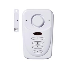SABRE Wireless Door Alarm   120dB Siren, Entry/Exit Delay, Easy DIY Install