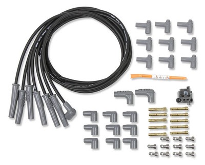 MSD Ignition 31173 Super Conductor 8.5mm Wires Black Universal 6-cylinder Socket