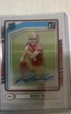 Ricky Pearsall 2024 Panini Clearly Donruss #65 Rated Rookie Auto