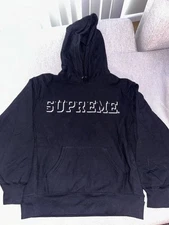 Supreme  Drop Shadow Hooded Sweatshirt Black Size Small FW20 never worn