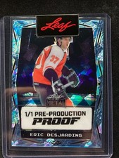 2024 Leaf Metal Legend Blue Crystal Eric Desjardins 1/1 Pre-Production Proof