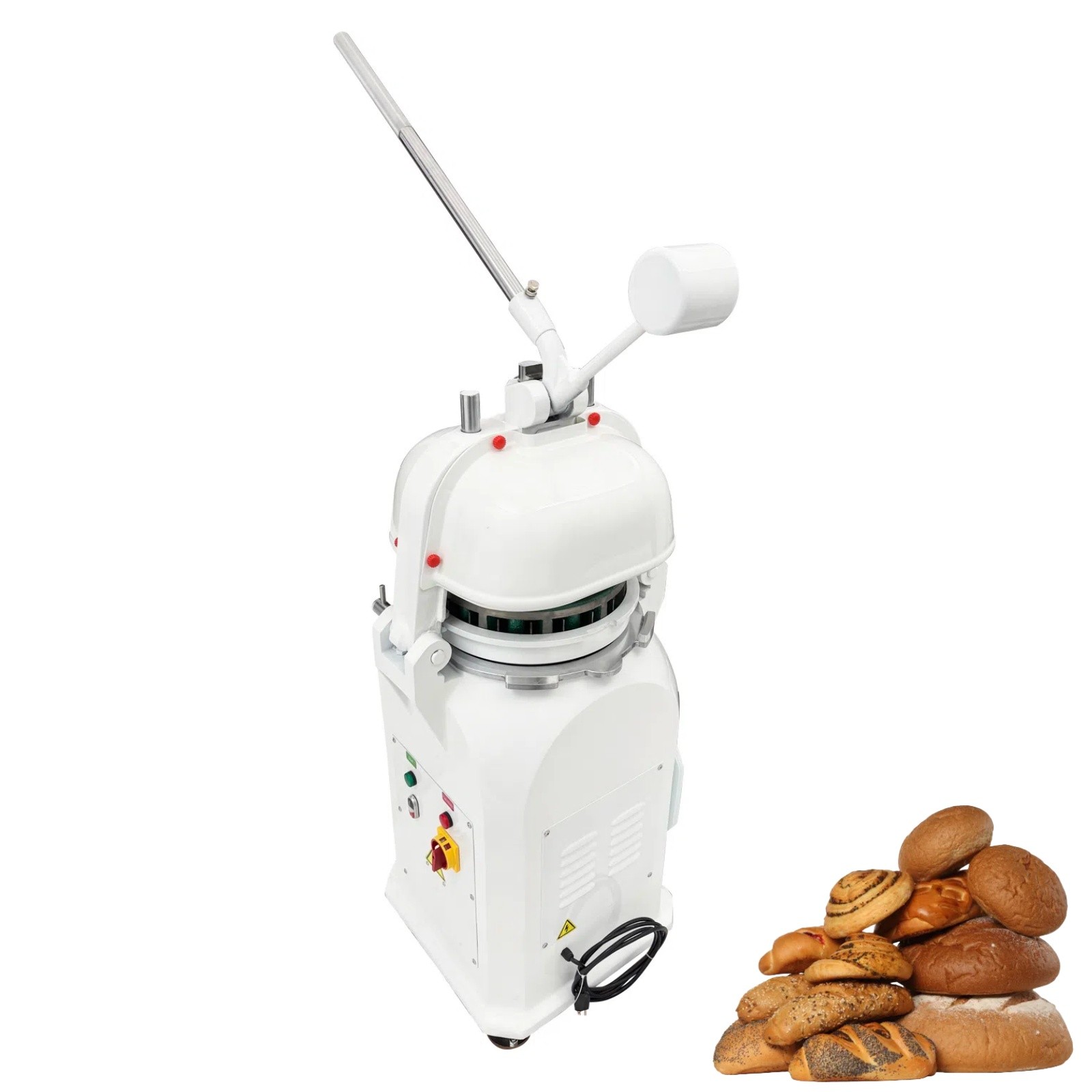 Commercial Semi-Automatic Dough Divider Rounder 36-Pieces Bakery Equipment 110V