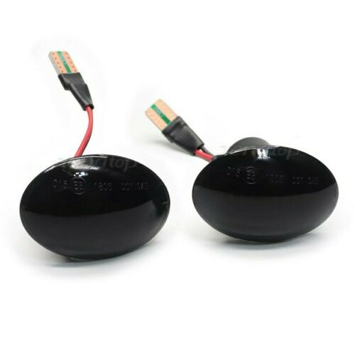 Per Fiat 500 500E Sport 2011 2012 2013 2014 2015 2016 2017 Luci Di Posizione Laterali A LED 4 Pezzi Paraurti Parafango Anteriore Ambra Posteriore Rosso  34 - 3