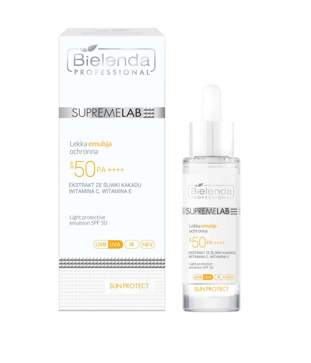 Bielenda Professional Supremelab LIGHT PROTECTIVE EMULSION SPF50 30ml