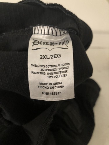 Dogg Supply by Snoop Dogg Woven Cargo Shorts Schwarz XXL Neu Mit Etikett - Bild 22 von 24