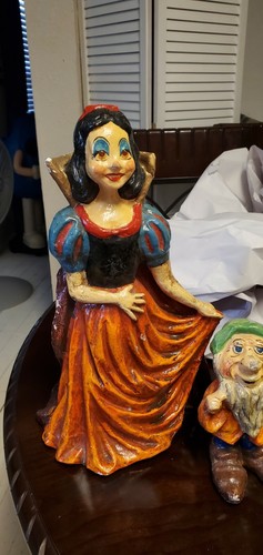 Disney Snow White & the 7 Dwarfs figs antique - Picture 5 of 11