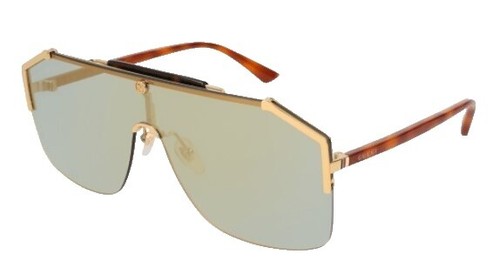 Gucci GG1808S 002 Gold/Green with GG pattern Mirror 52-20  display picture 1