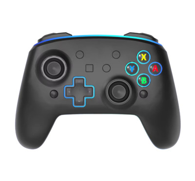 Wireless and BT Game Controller for Nintendo Switch With Blue Light Joystick