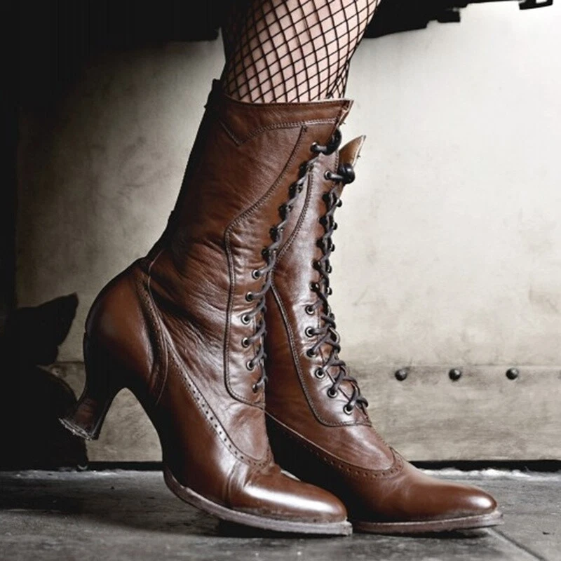 Victorian Women's Leather Boots