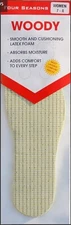 Four Seasons Woody Comfort Cushion Shoe Inserts Latex Foam Insoles Women 7-8