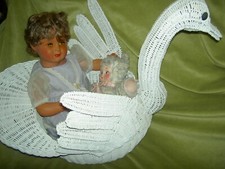 Large 19", French SNF Societe Nobel Francaise celluloid toddler doll, sleep eyes